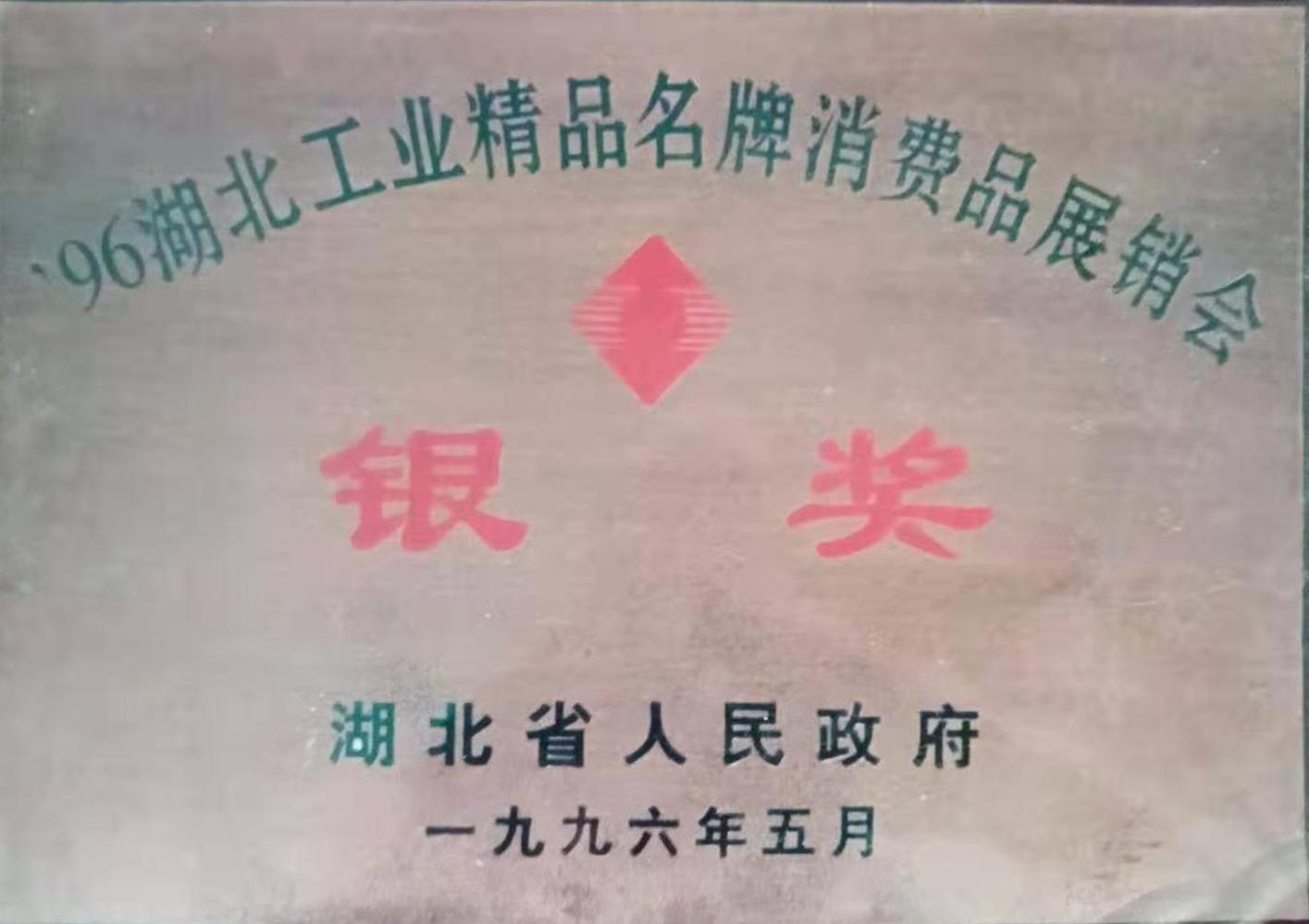 湖北省工业精品银奖